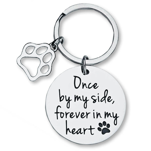 Dog Cat Remembrance Keychain Loss Of Dog Pup Puppy Pet Sympathy Memorial Gits