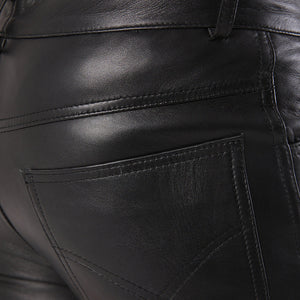 Mens Leather Party Shorts