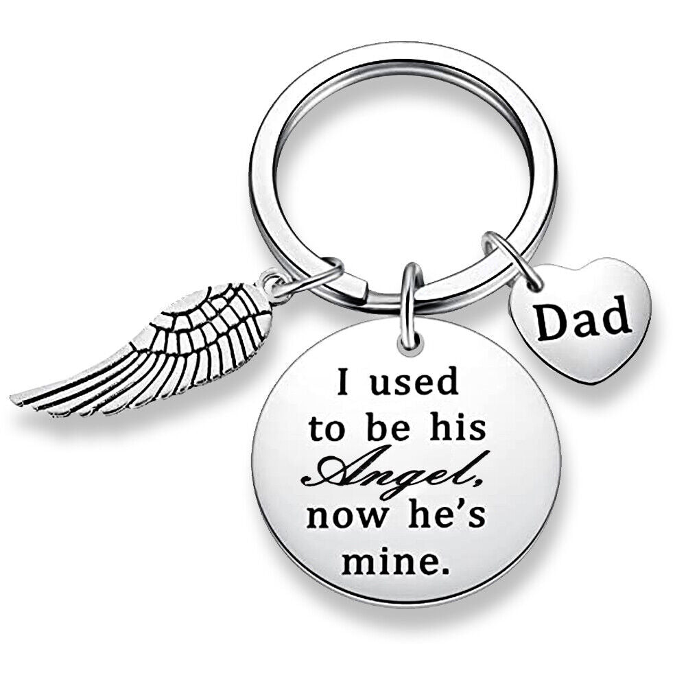 Loss Of Father Key Chain Dad Memorial Sympathy Gift Daddy Papa Keychain Keyring