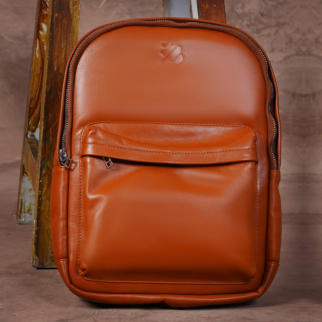 Brwon Analine Leather Bag