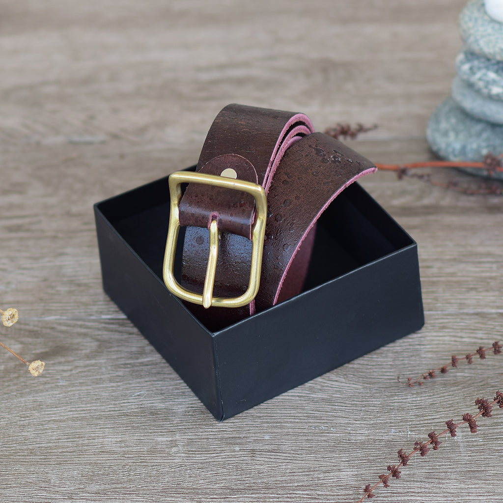 Leather drops Design Belt